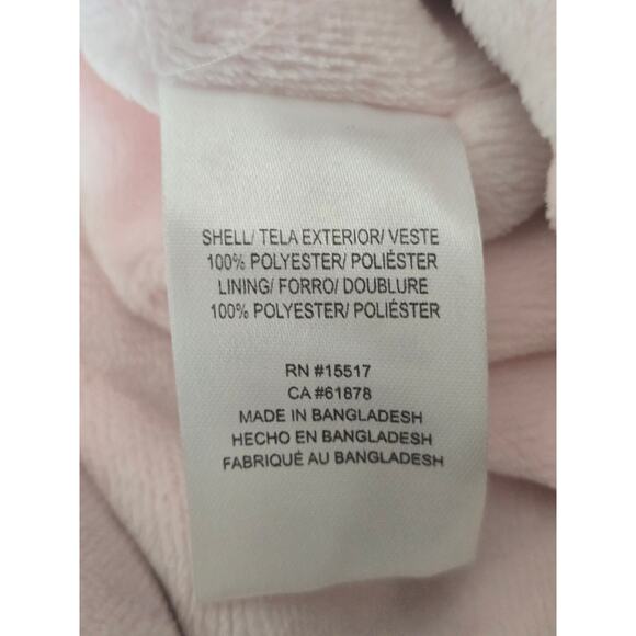 Penelope Mack Space Dye Gray Pink Unicore Fleece Hooded GIRLS Jacket 10 - Picture 6 of 6